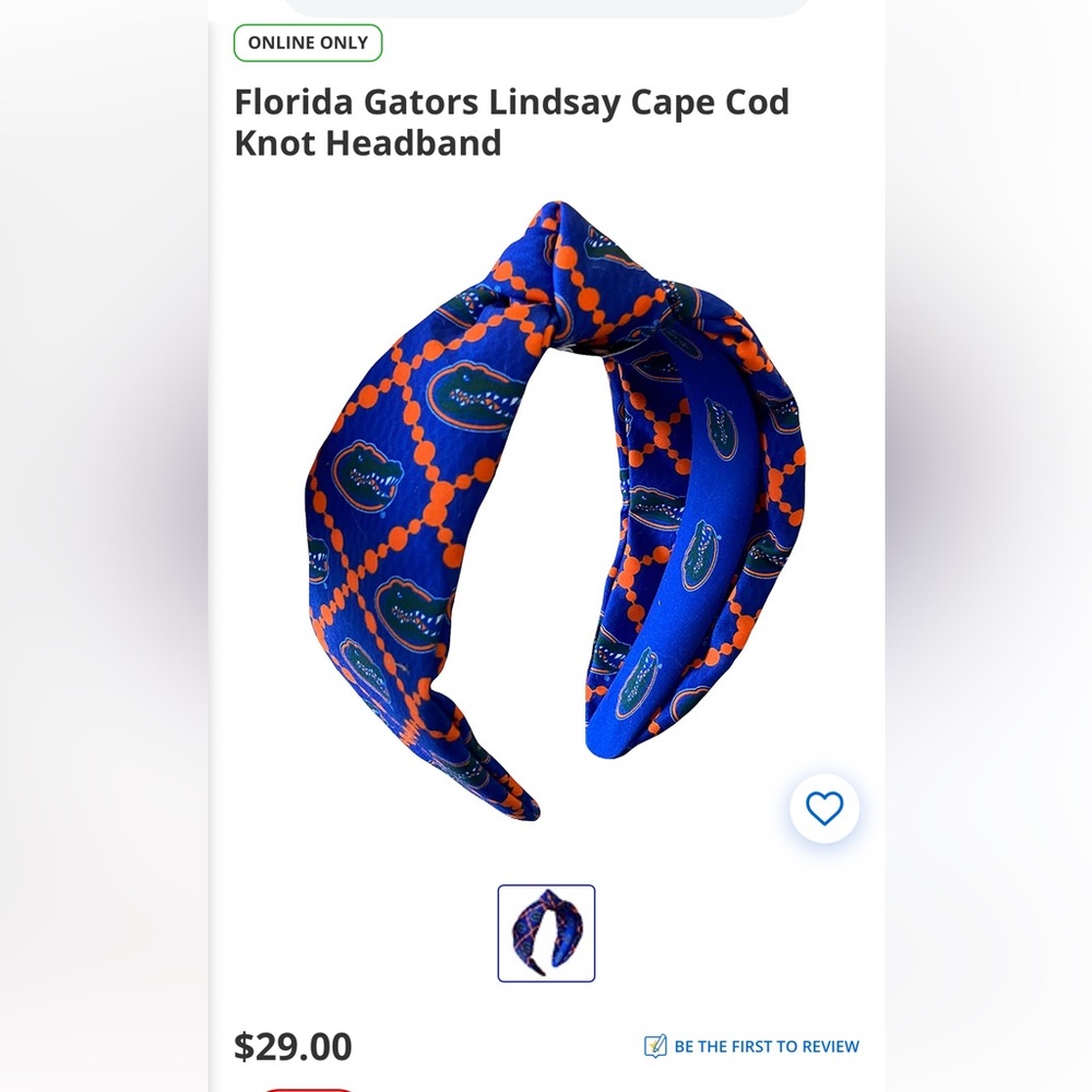 Florida Gators Blue Knot Headband